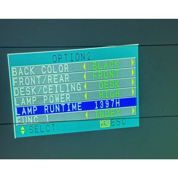 Panasonic LCD Projector Model PT-LC75U Lamp Run Time 1397 Hrs XGA Projector - Picture 5 of 5